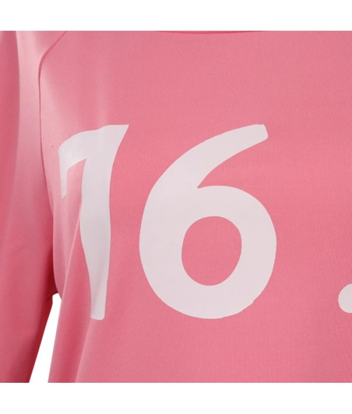 Women Pink Long Sleeve T-shirt Casual Outfit 7 Women Pink Long Sleeve T-shirt Casual Outfit - Image 5