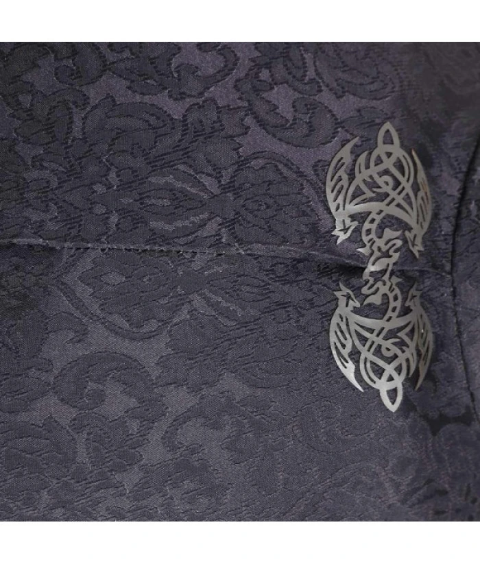 Men Dark Pattern Prince Outfits Fantasy Halloween Stage Costume - Image 9