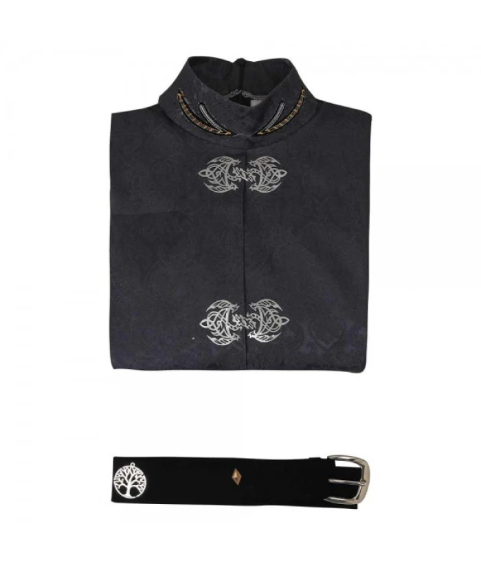 Men Dark Pattern Prince Outfits Fantasy Halloween Stage Costume - Image 11