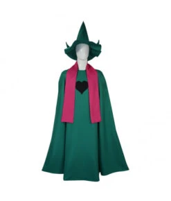 Adult Green Long Robe Heart Printed Witch Halloween Costume 11 Adult Green Long Robe Heart Printed Witch Halloween Costume -Accessories Shop ralsei deltarune outfits halloween cosplay costume 4 700x823 1