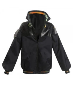 Women Black Jacket Futuristc Sci-Fi Style Halloween Costume