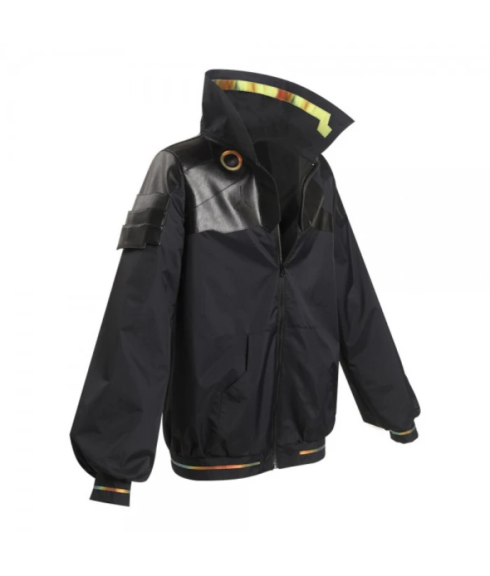Women Black Jacket Futuristc Sci-Fi Style Halloween Costume 6 Women Black Jacket Futuristc Sci-Fi Style Halloween Costume - Image 4