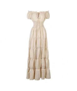 Women Renaissance Shoulder Long Dress Halloween Costume 11 Women Renaissance Shoulder Long Dress Halloween Costume -Accessories Shop renaissance medieval pirate farmer women s dress halloween cosplay costume 2 700x823 1