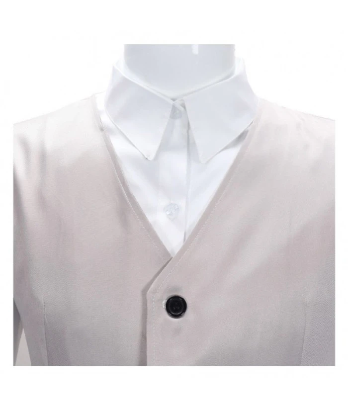 Men White Suit School Uniform Jk Uniform Halloween Costume 9 Men White Suit School Uniform Jk Uniform Halloween Costume - Image 7