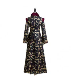Women Fantasy Royal Black Golden Printed Long Dress Halloween Carnival Costume 12 Women Fantasy Royal Black Golden Printed Long Dress Halloween Carnival Costume -Accessories Shop rhaenyra targaryen house of the dragon coat black version halloween carnival suit cosplay costume 3 700x823 1
