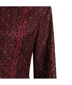 Women Medieval Dark Red Fur Collar Dress Queen Halloween Costume -Accessories Shop rhaenyra targaryen house of the dragon fur collar dress halloween cosplay costume 5 700x823 1