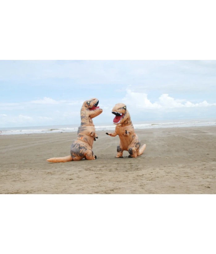 T-Rex Dinosaur Inflatable Outfit Funny Overalls Halloween Costume 7 T-Rex Dinosaur Inflatable Outfit Funny Overalls Halloween Costume - Image 5