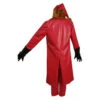 Adult Red Collar Coat Suit 2Pcs Santa Claus Role Play Christmas Special Costume