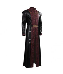 Men Medieval Fantasy King Black Leather Coat Halloween Costume 13 Men Medieval Fantasy King Black Leather Coat Halloween Costume -Accessories Shop viserys targaryen house of the dragon outfits halloween cosplay costume 4 700x823 1
