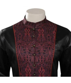 Men Medieval Fantasy King Black Leather Coat Halloween Costume 14 Men Medieval Fantasy King Black Leather Coat Halloween Costume -Accessories Shop viserys targaryen house of the dragon outfits halloween cosplay costume 6 700x823 1