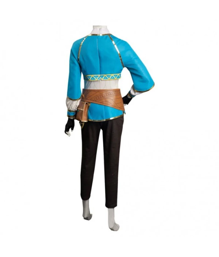 Women Blue Fantasy World Traveller Role Play Halloween Costume - Image 6