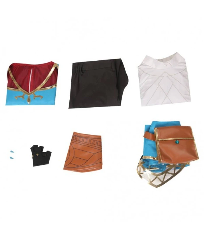 Women Blue Fantasy World Traveller Role Play Halloween Costume